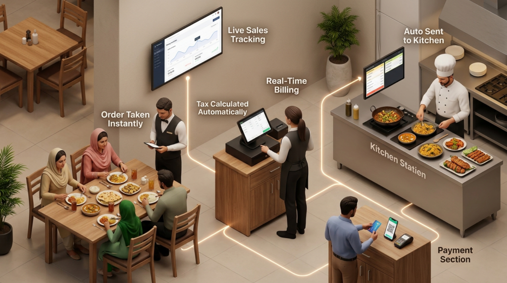 restaurant point-of-sale system